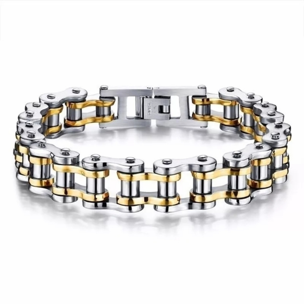 Mens Biker Chain Bracelet
